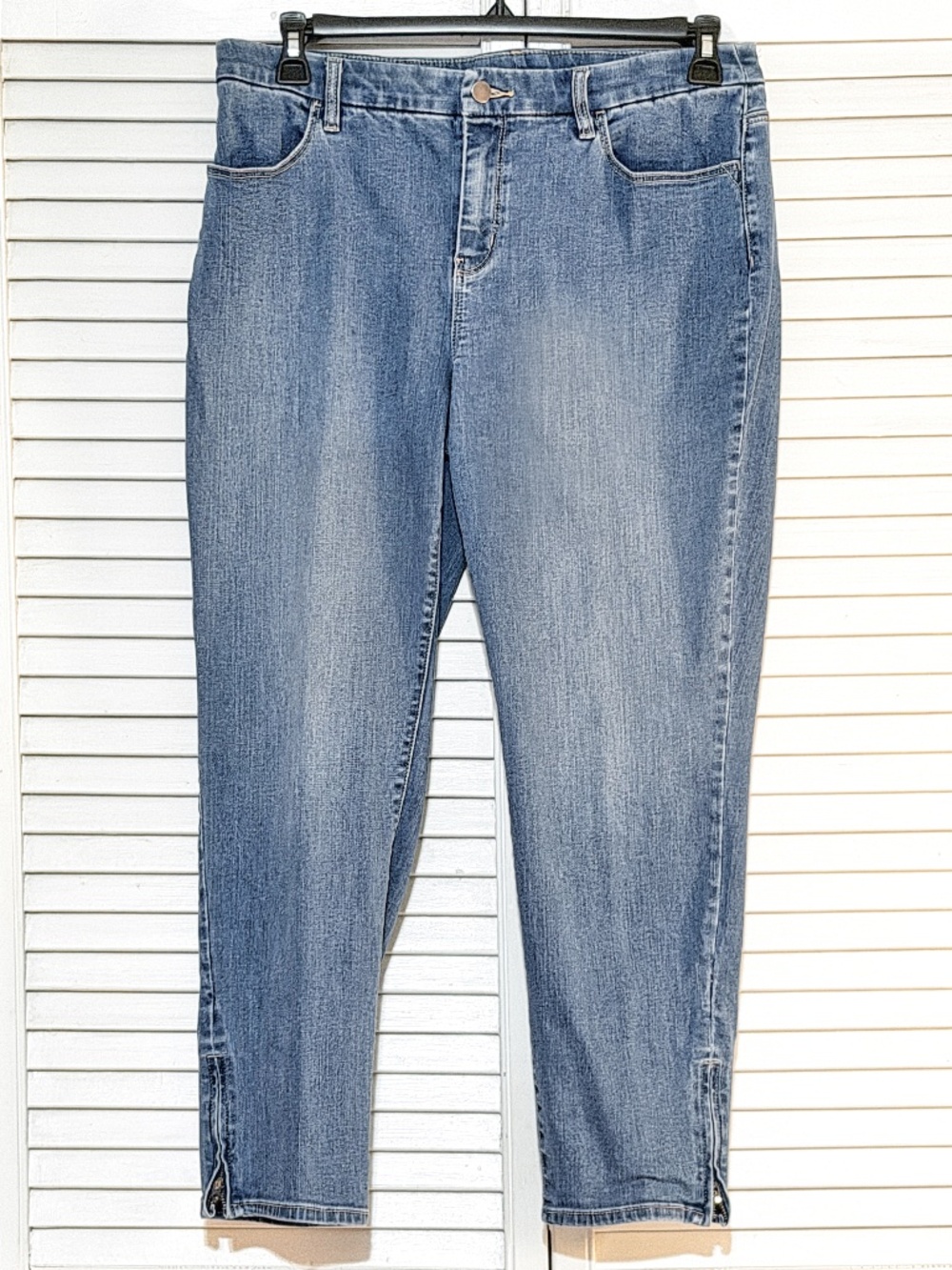 Chico's Perfect Stretch Girlfriend Slim Leg Ankle Jeans - Size 1.5 (10)
